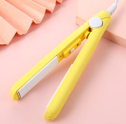 2-in-1 Mini Curling Wand & Flat Iron Hair Straightener