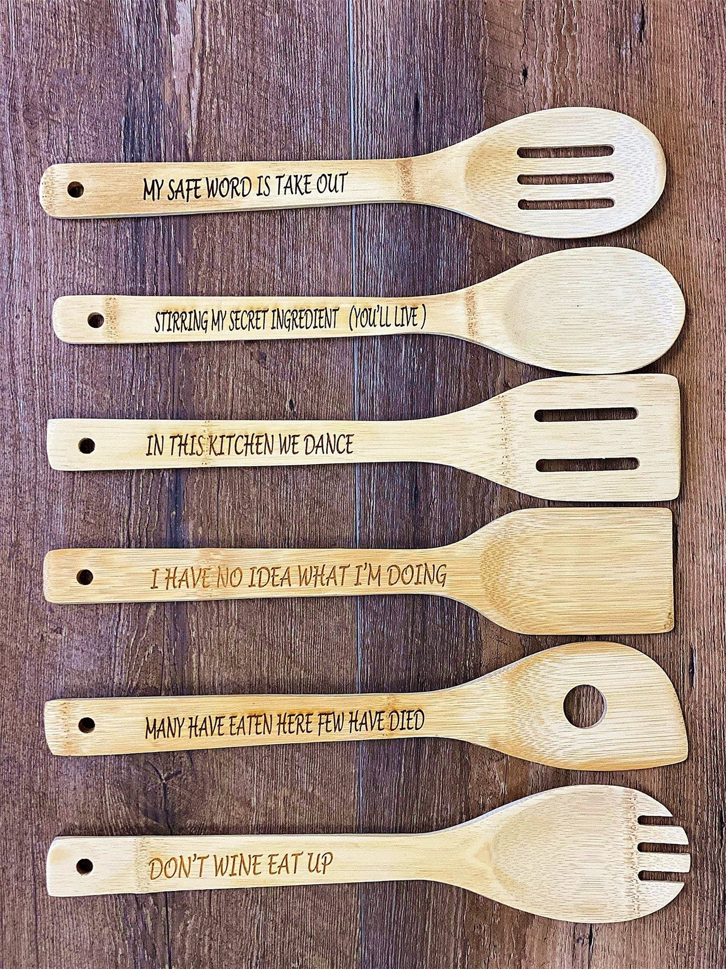 🤣Funny Wooden Spoon Set ( 6PCS )🥄