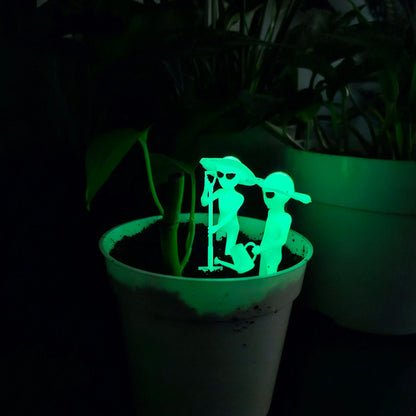 Alien Planter, Cute Glow In The Dark Plant Accessory