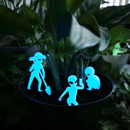 Alien Planter, Cute Glow In The Dark Plant Accessory