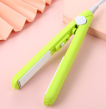 2-in-1 Mini Curling Wand & Flat Iron Hair Straightener