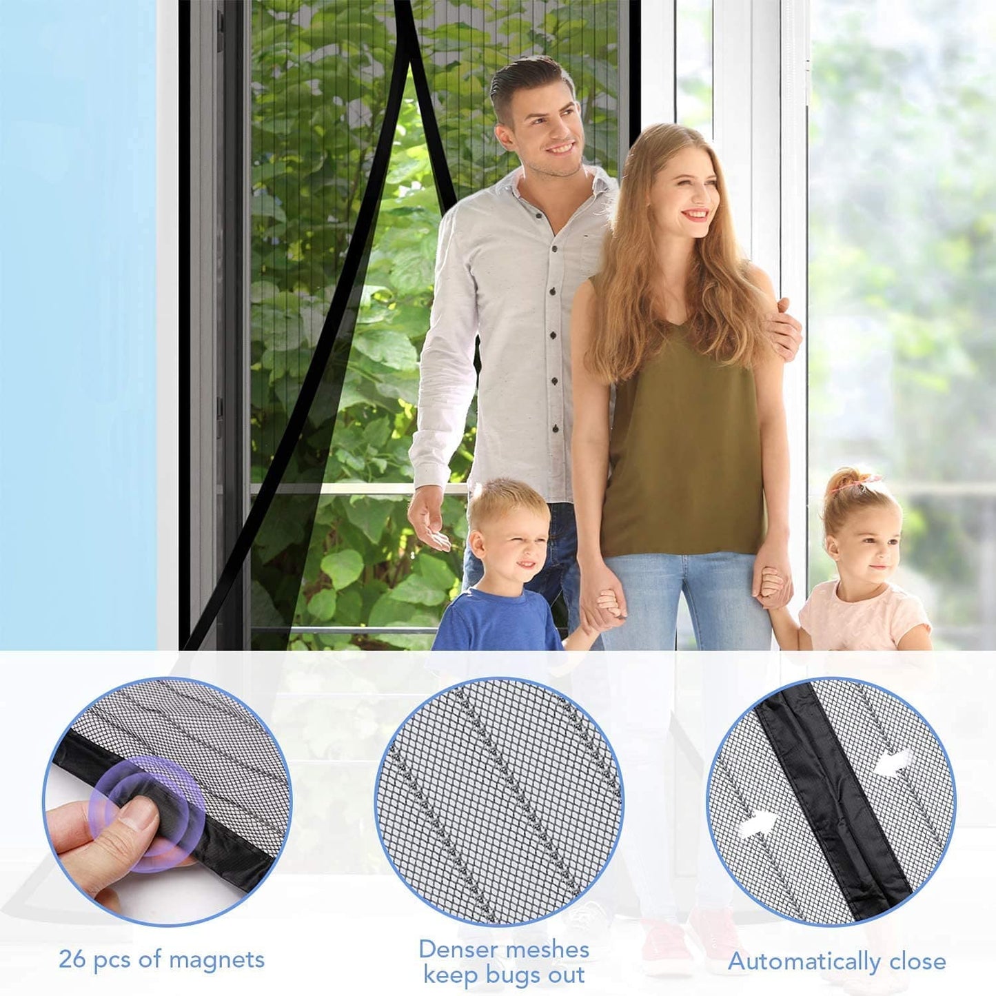 Buletboard Magnetic Screen Door