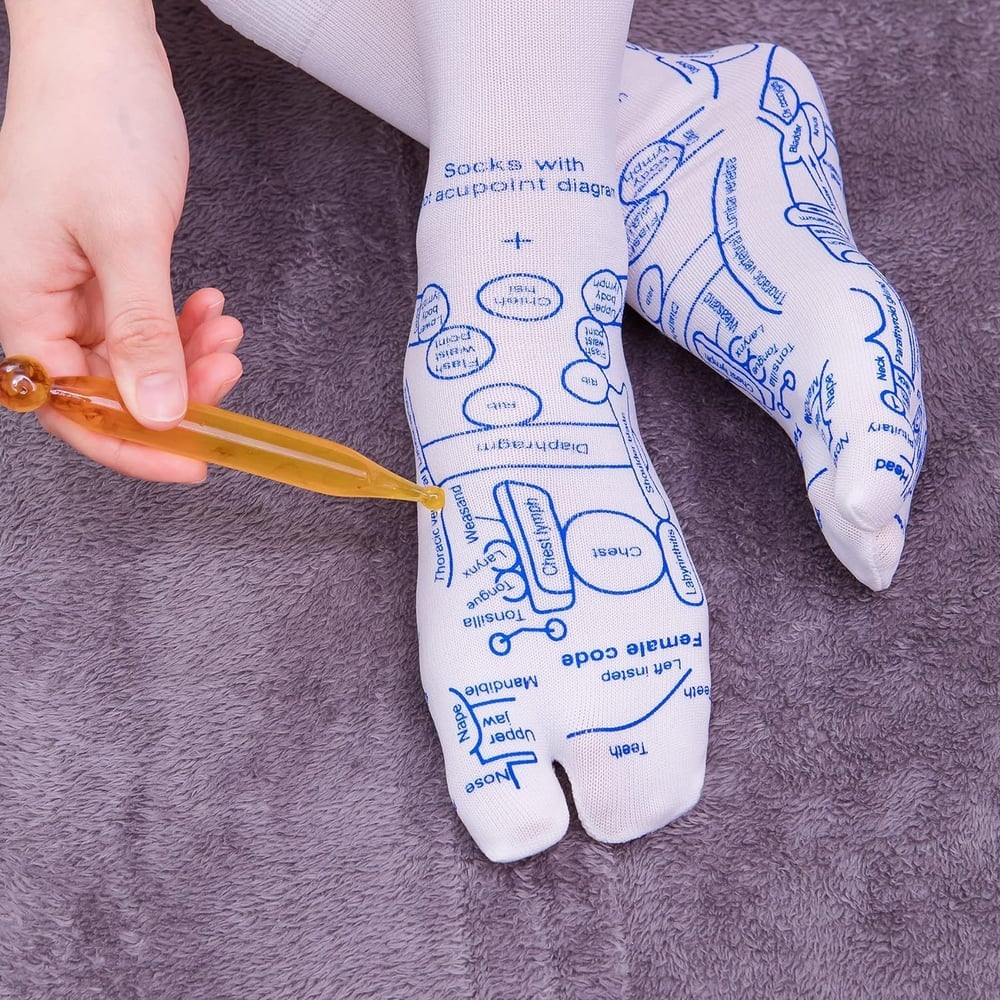 AcuSocks™ Reflexology Chart Socks