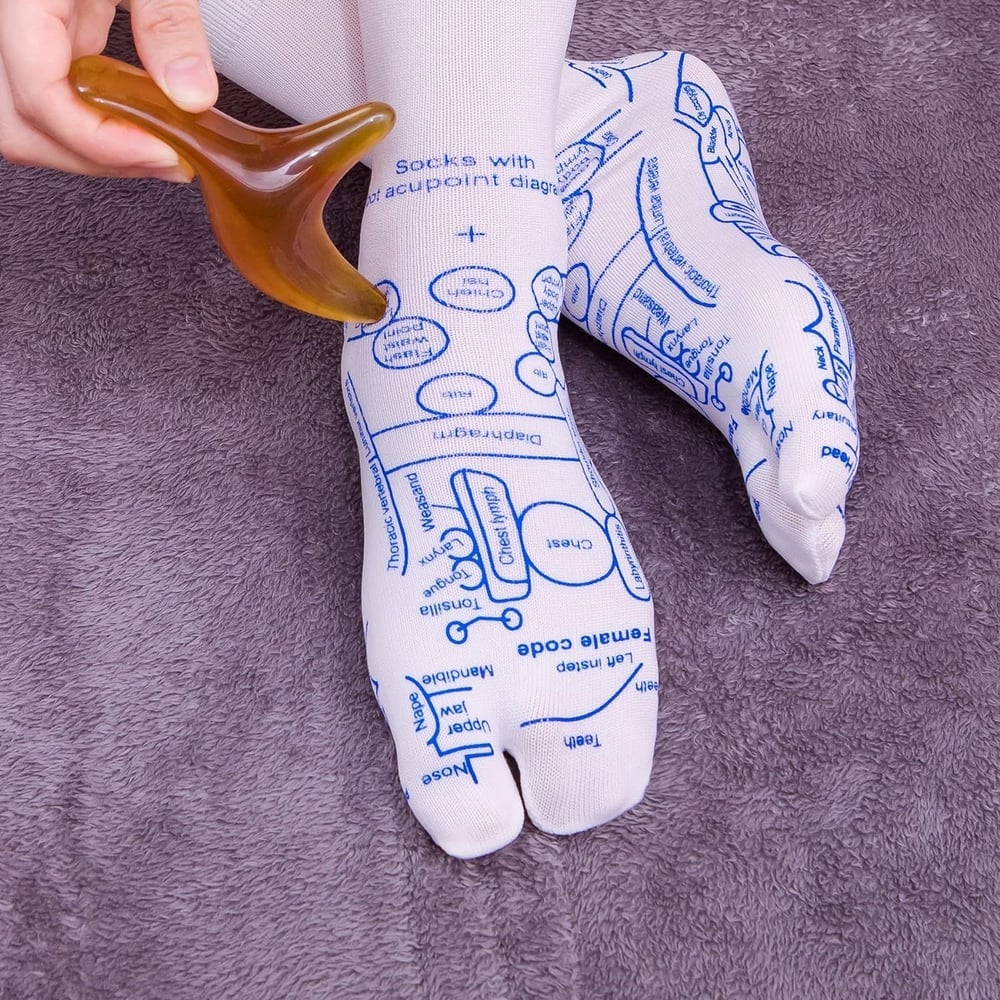 AcuSocks™ Reflexology Chart Socks