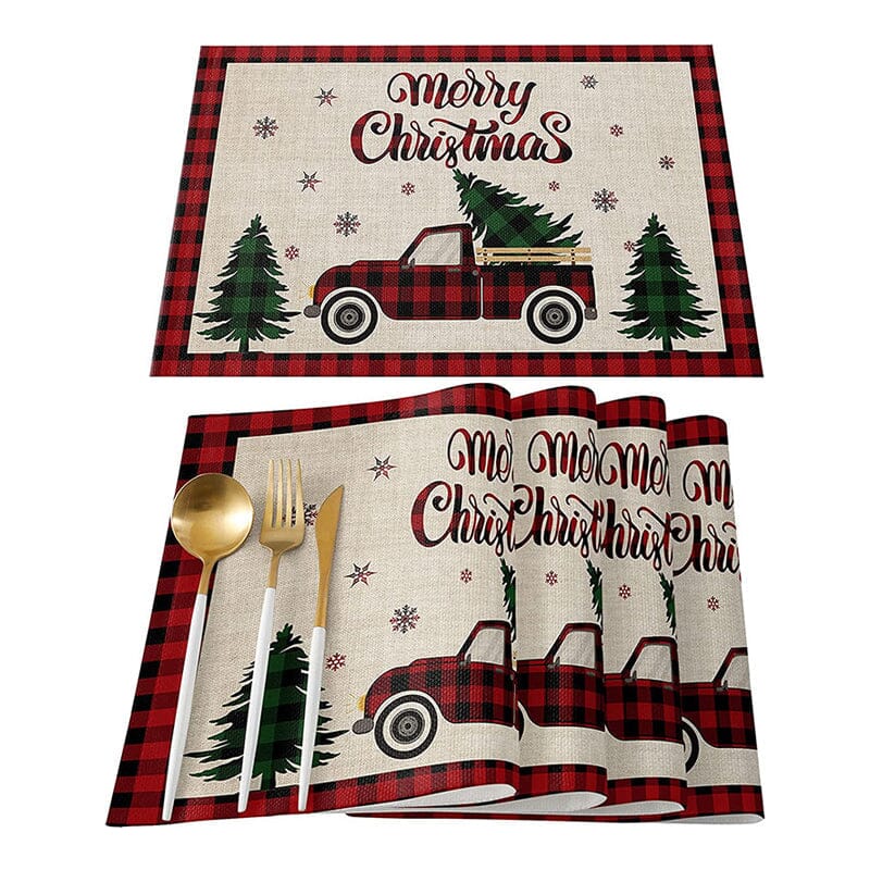 Christmas Plaid Placemat