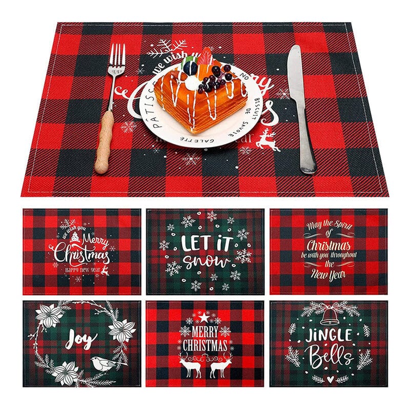 Christmas Plaid Placemat