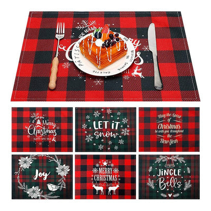 Christmas Plaid Placemat