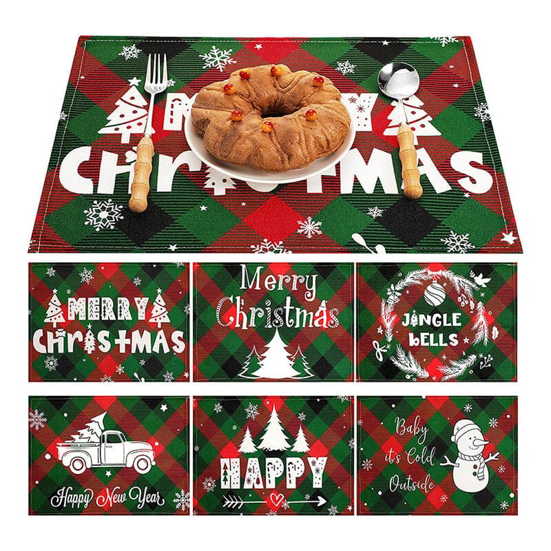 Christmas Plaid Placemat