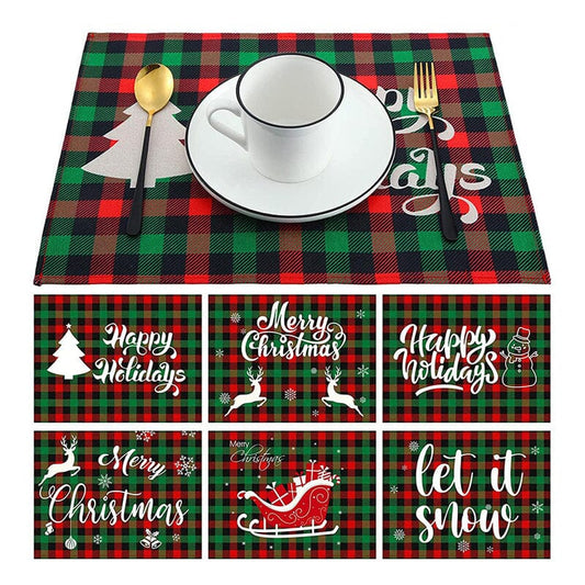 Christmas Plaid Placemat