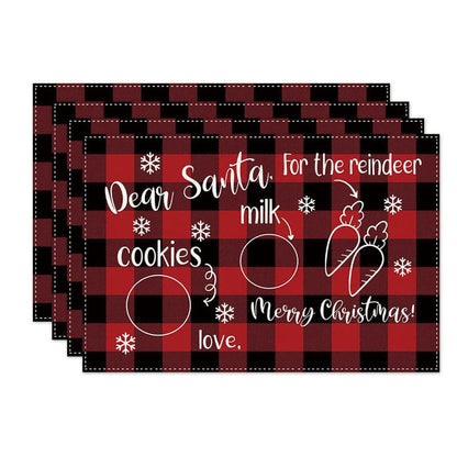 Christmas Plaid Placemat