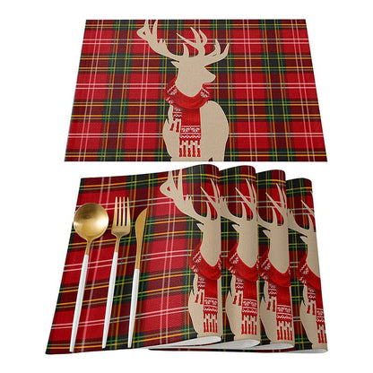 Christmas Plaid Placemat