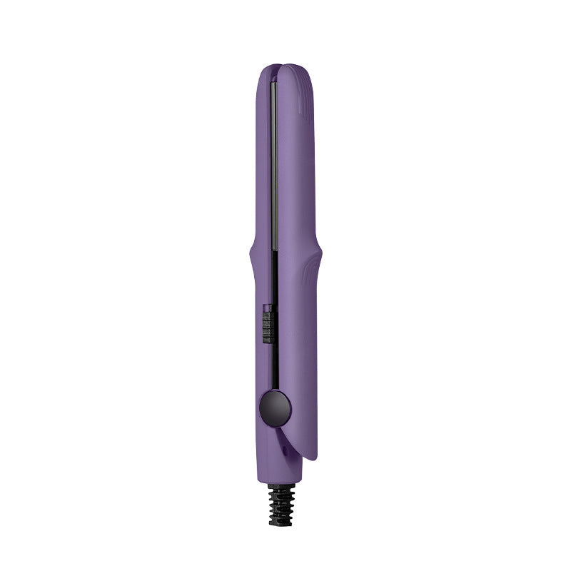 2-in-1 Mini Curling Wand & Flat Iron Hair Straightener