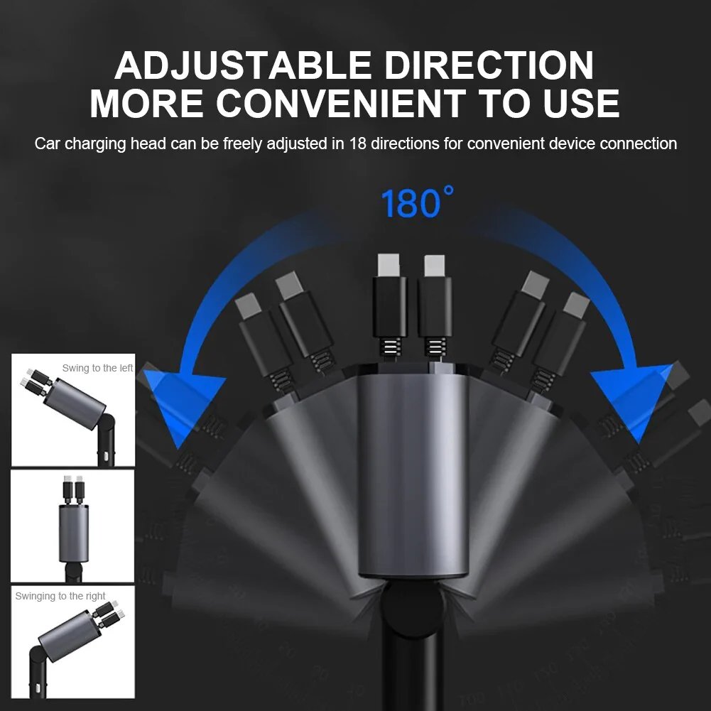 NebulaXpress Retractable Car Charger