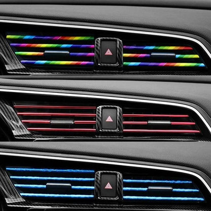 Braioncalit  Chrome Styling Moulding Car Air Vent Trim Strip