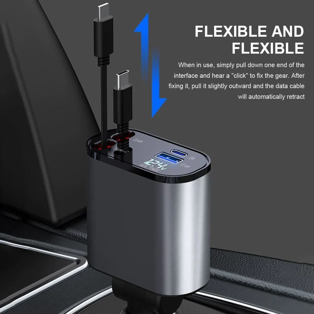 NebulaXpress Retractable Car Charger